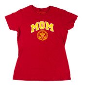 USC Trojans Women's Cardinal Mom Over Seal T-Shirt